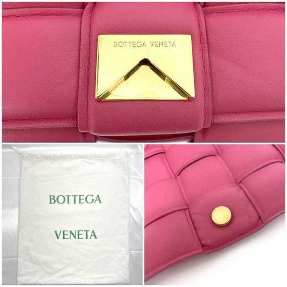 BOTTEGA VENETA Pink Gold Maxi Intrecciato Leather Shoulder Bag - Picture 10 of 10